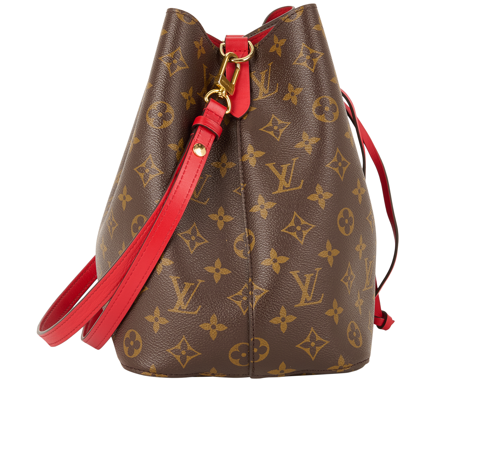 NeoNoe, &pound;1,200, Handbags, Brown/Red, Canvas, Side view